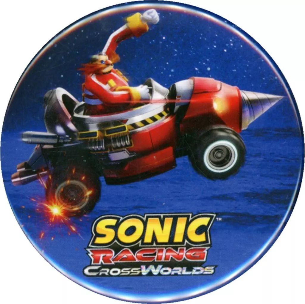 中古】バッジ・ビンズ Dr.エッグマン キャラクター缶バッジ 「ソニック