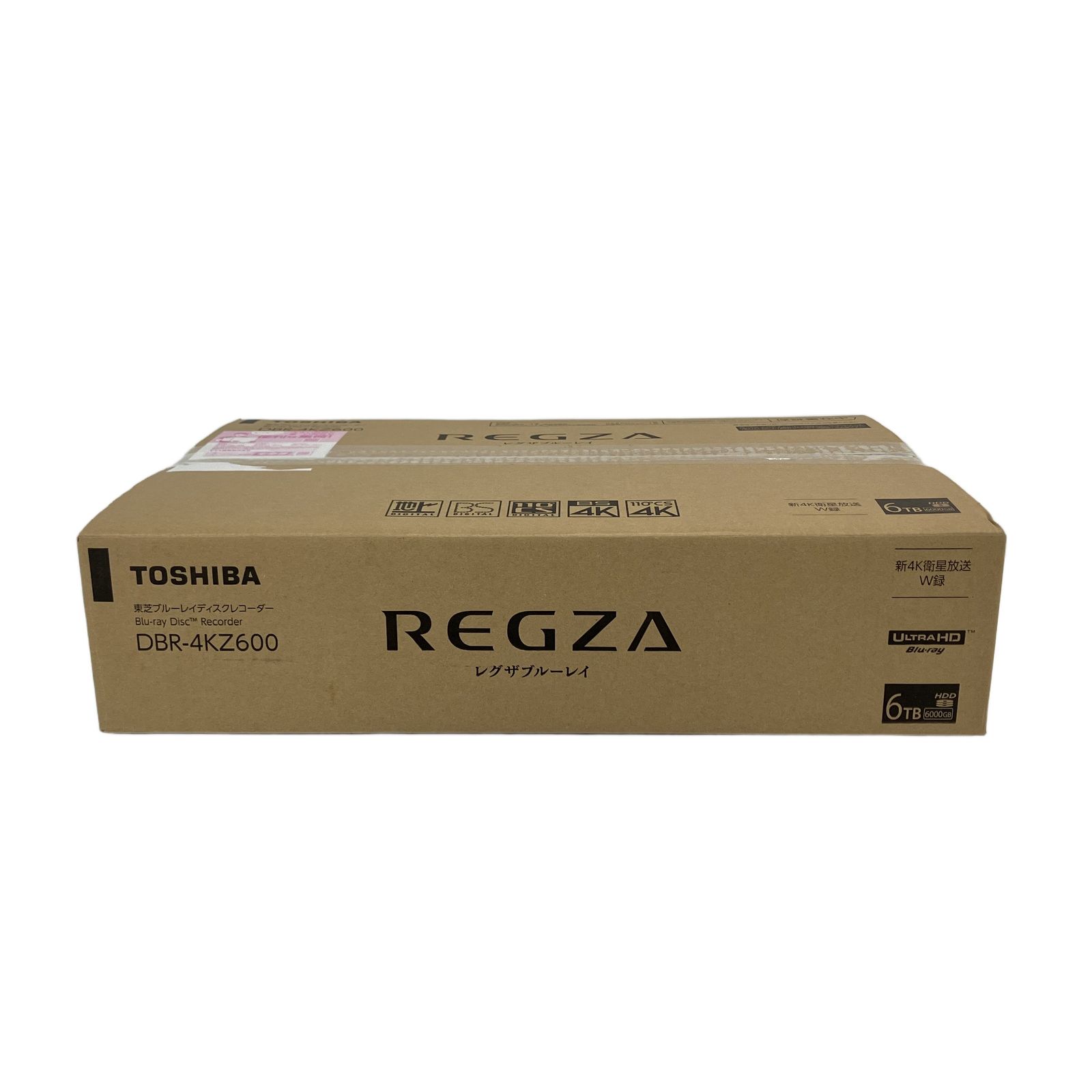 TOSHIBA 東芝 DBR-4KZ600 REGZA 4K HDD/BDレコーダー 2025年製 6TB