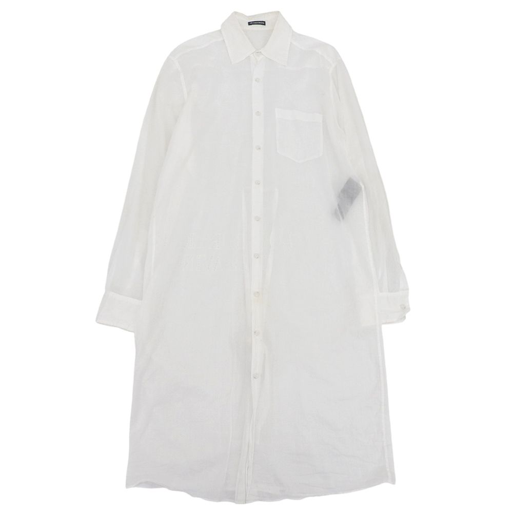 ANN DEMEULEMEESTER アンドゥムルメステール デザインロングシャツ