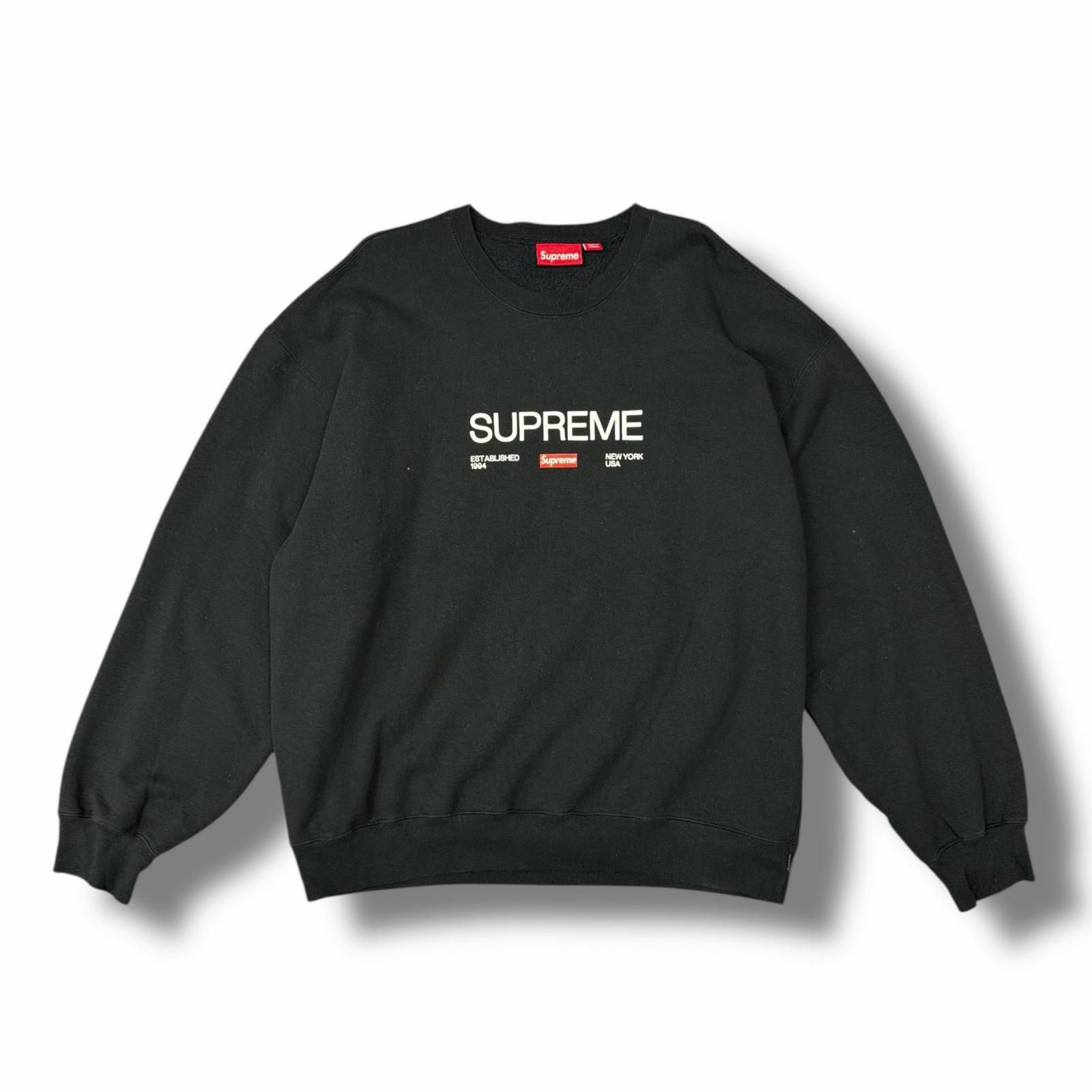 国内正規 Supreme 24SS Established Crewneck エスタブリッシュ