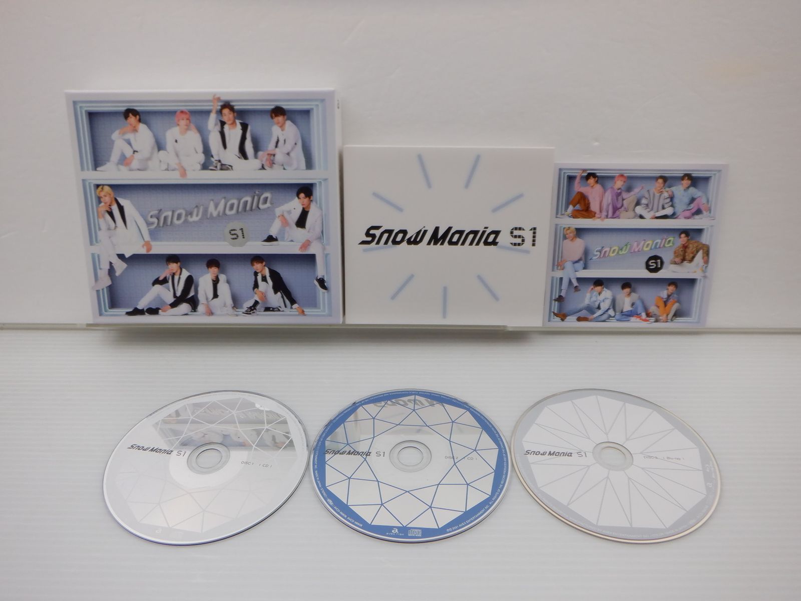 Snow Man CD 3点セット Snow Mania S1 初回盤A(2CD+BD)/初回盤B(CD+BD