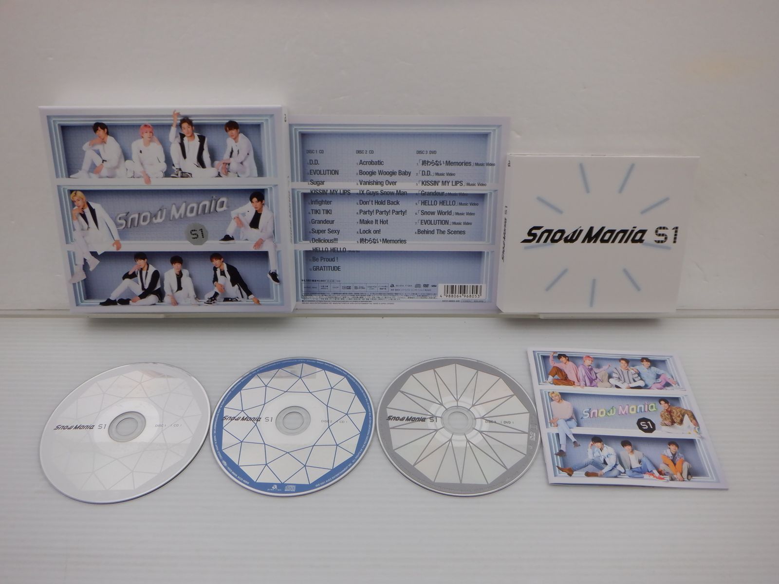 Snow Man CD 3点セット Snow Mania S1 初回盤A(2CD+DVD)/初回盤B(CD+