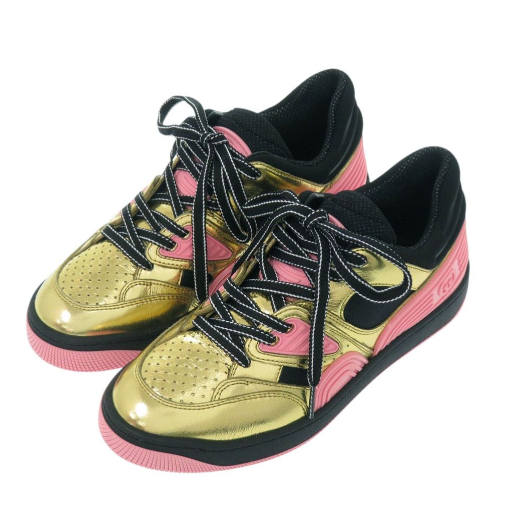 未使用品 グッチ バスケット ローカットスニーカー BASKET LOW 725905 