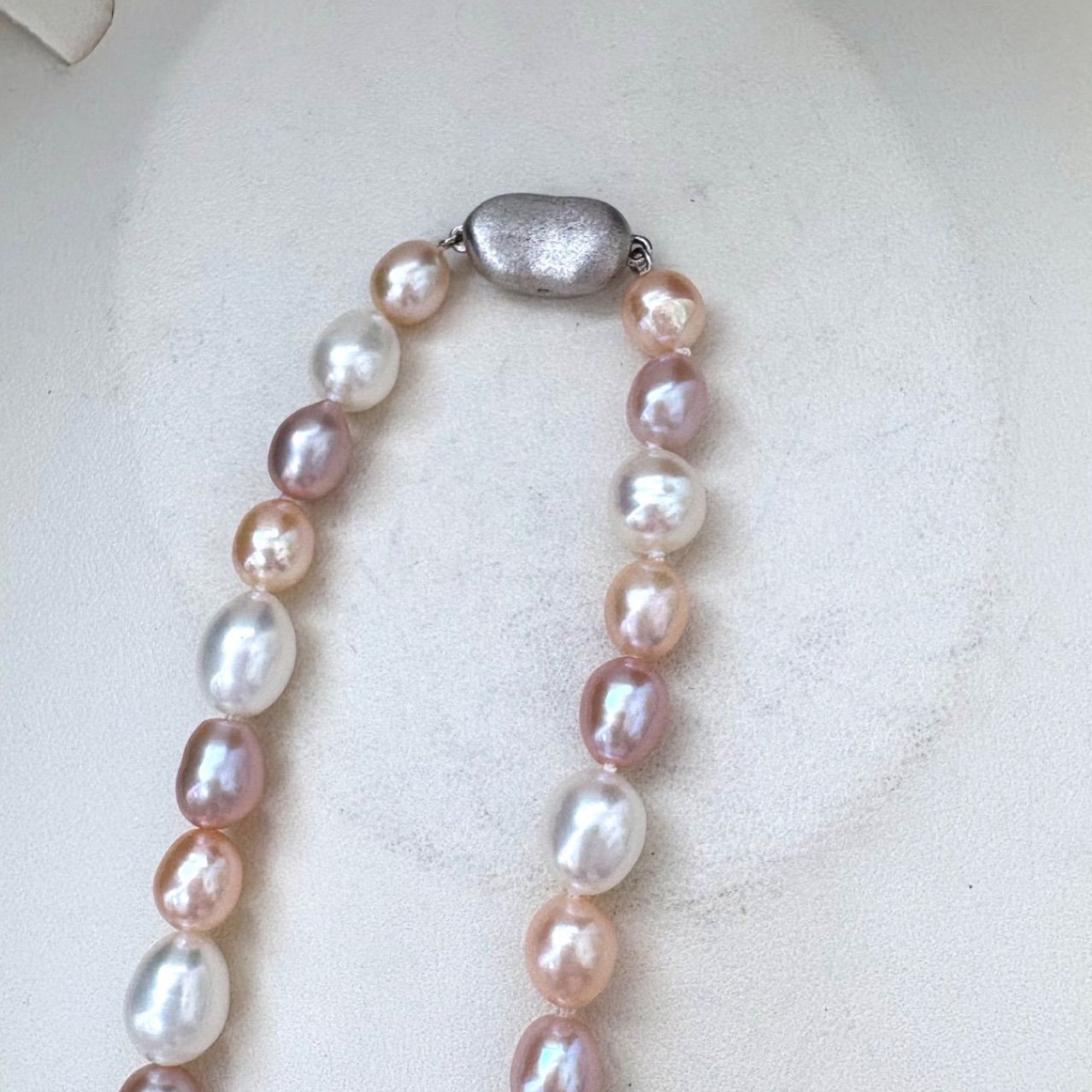 希少【ジュエリーマキ】本真珠 パステルマルチカラー スーパーロング