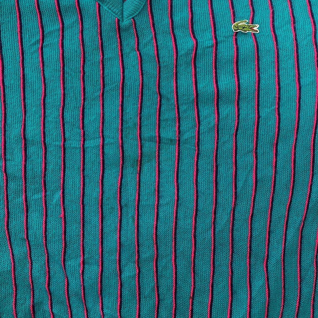 80年代 USA製 IZOD LACOSTE アイゾッド ラコステ アクリルニット