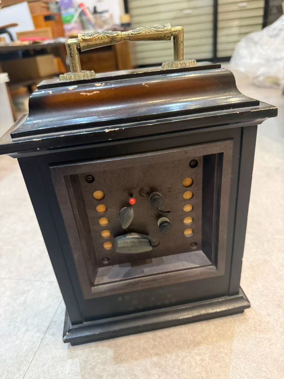 希少・記念品】CITIZEN シチズン 手巻き 置き時計 目覚まし時計