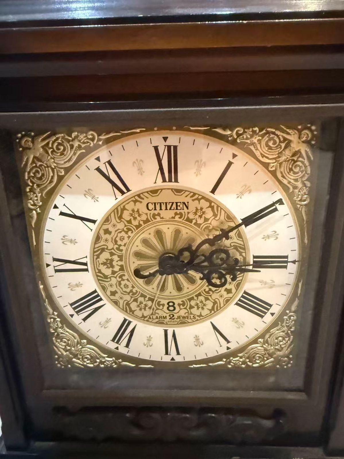 希少・記念品】CITIZEN シチズン 手巻き 置き時計 目覚まし時計