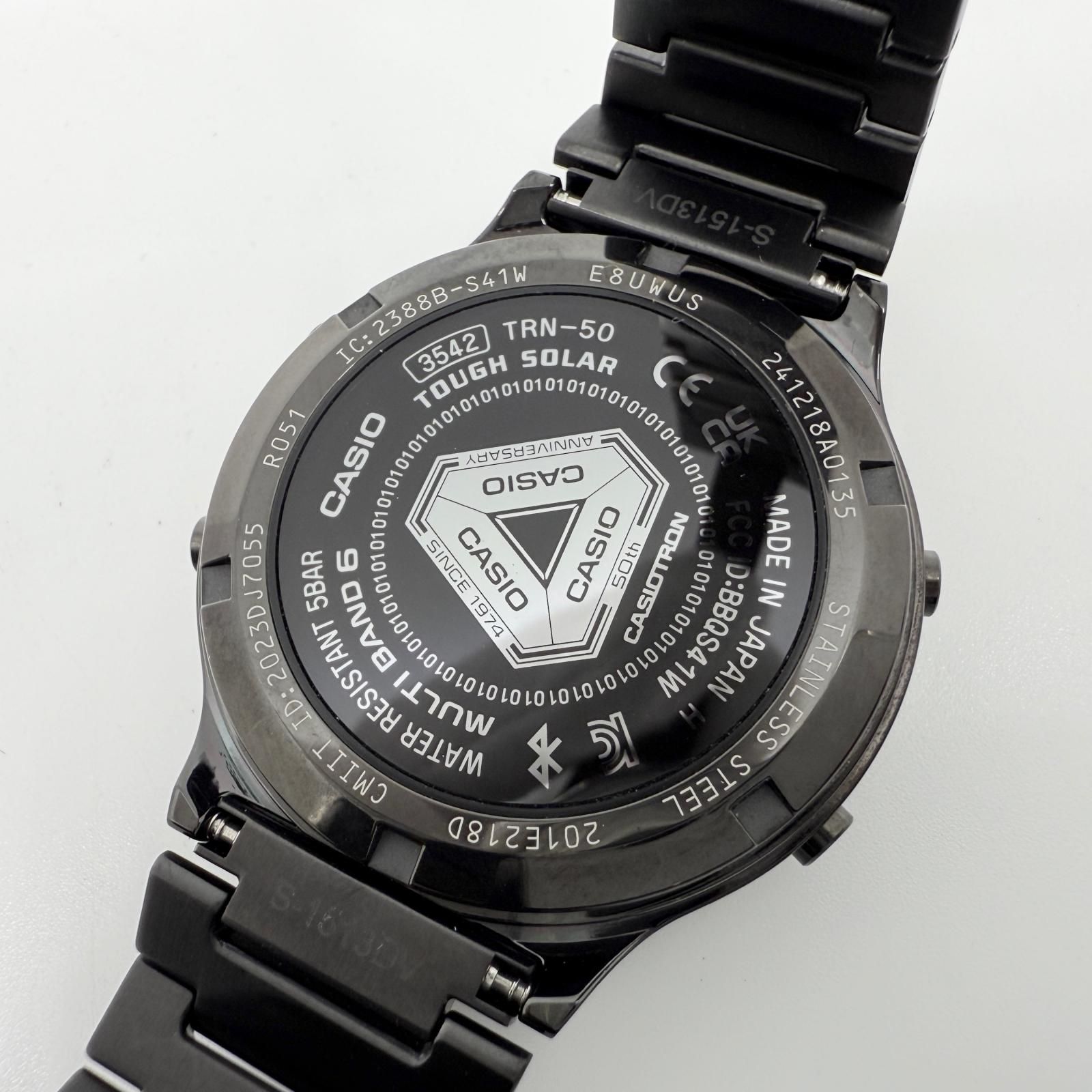 CASIO カシオ カシオトロン TRN-50ZE-1AJR ブラック タフソーラー 