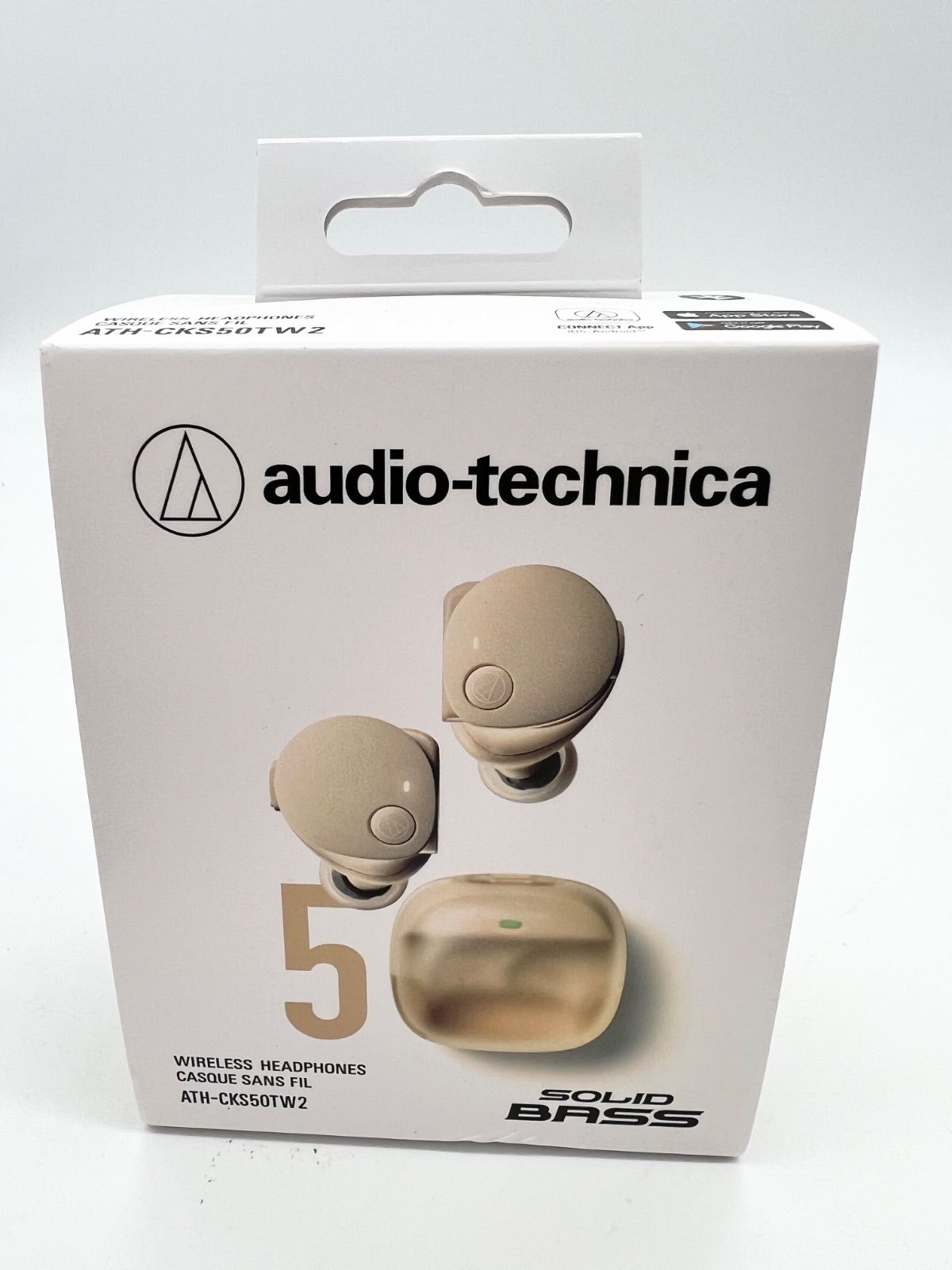 オーディオテクニカ 完全ワイヤレスイヤホン SOLID BASS ATH-CKS50TW2