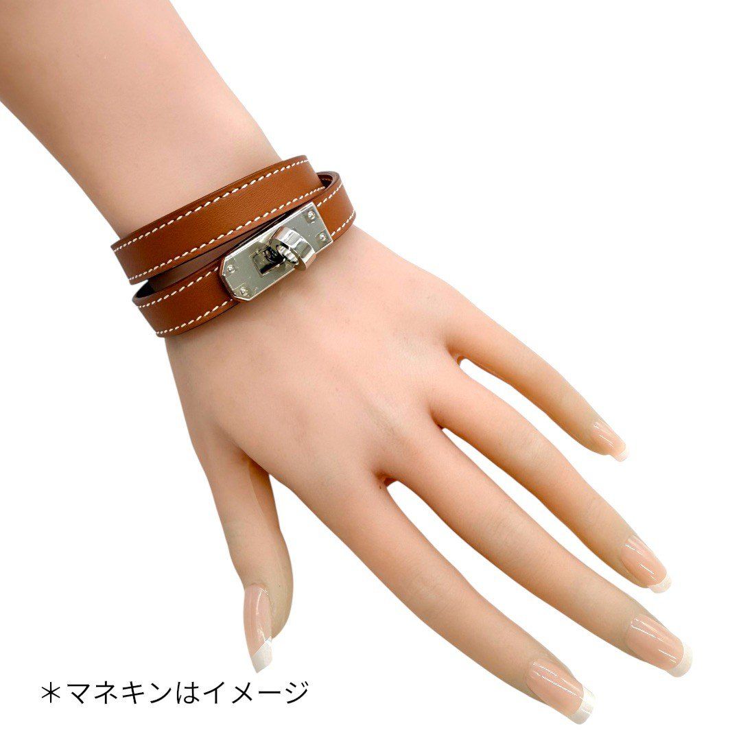 未使用】エルメス ブレスレット ケリー チョーカー ゴールド スイフト