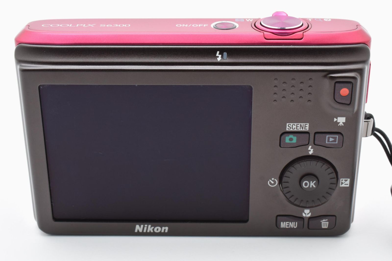 良品] NIKON ニコン COOLPIX S6300 ピンク コンパクト デジタル カメラ