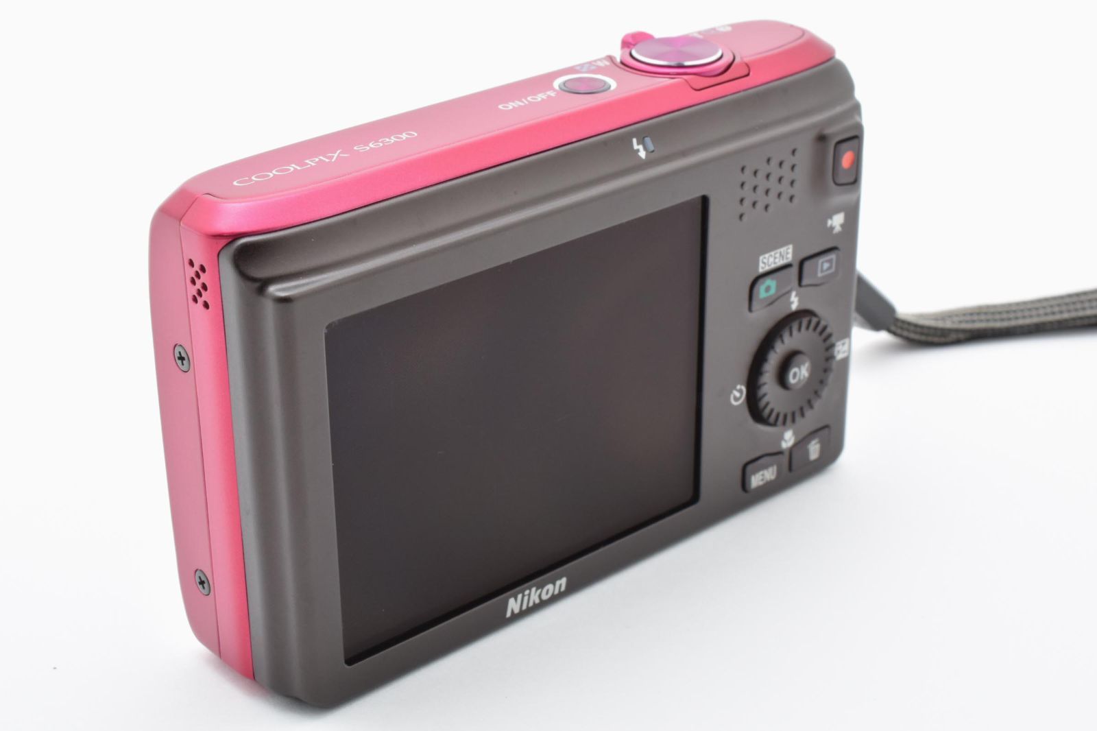 良品] NIKON ニコン COOLPIX S6300 ピンク コンパクト デジタル カメラ