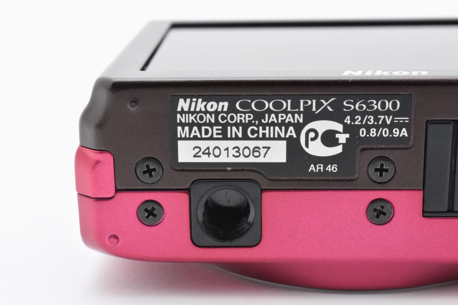 良品] NIKON ニコン COOLPIX S6300 ピンク コンパクト デジタル カメラ