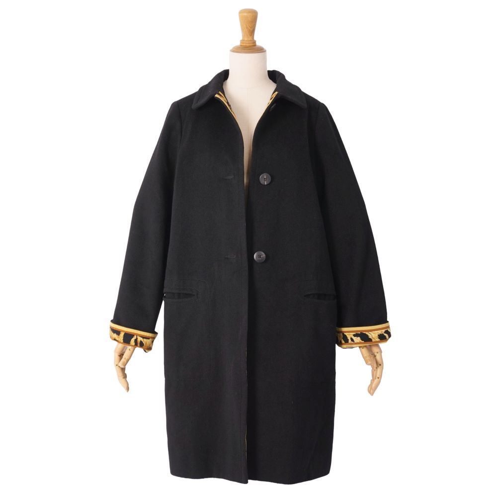 美品 レオナール LEONARD PARIS コート ロングコート カシミヤ ア