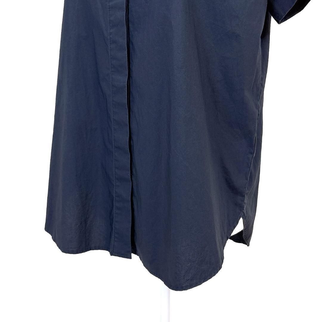 美品】 Theory luxe 半袖ブラウス シャツ 40 無地 ネイビー - メルカリ