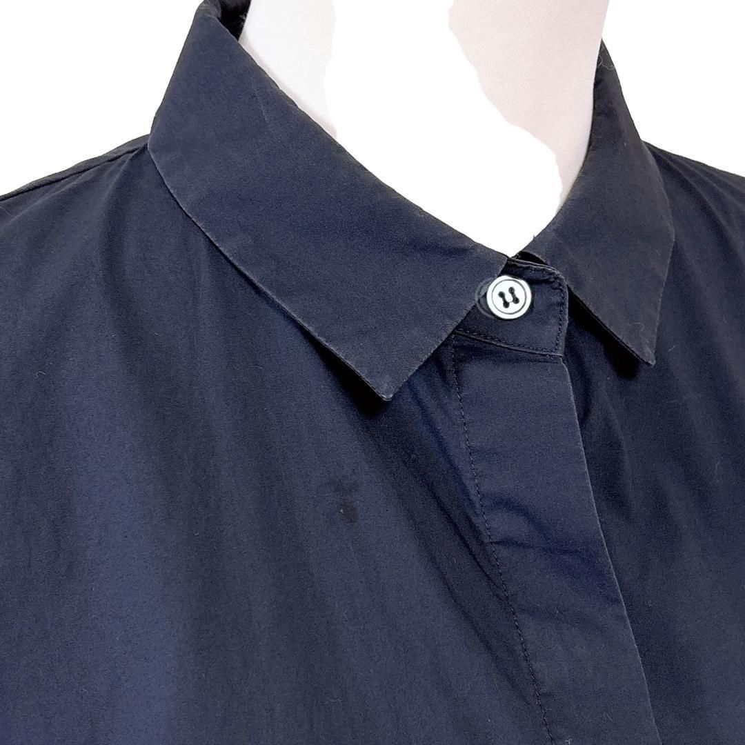美品】 Theory luxe 半袖ブラウス シャツ 40 無地 ネイビー - メルカリ