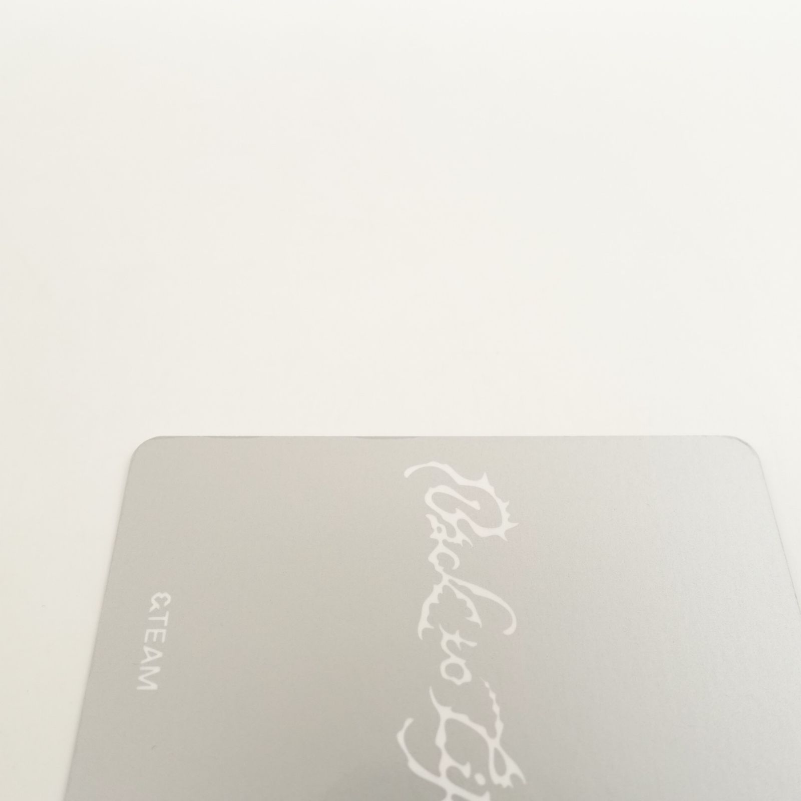 &TEAM ユウマ Back to Life 封入 特典 6枚セット ユニット トレカ