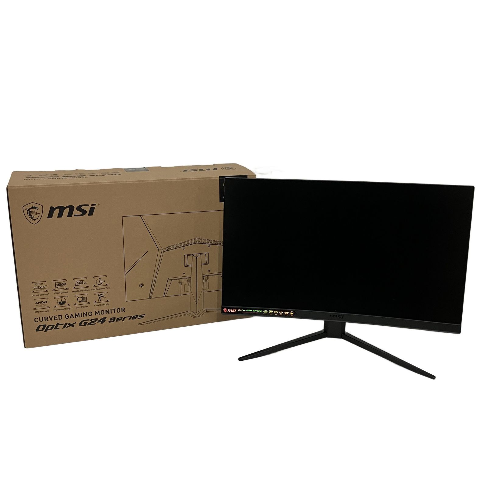 MSI Optix G24C4 3BA0 モニター 23.6インチ 2022年製 湾曲 液晶