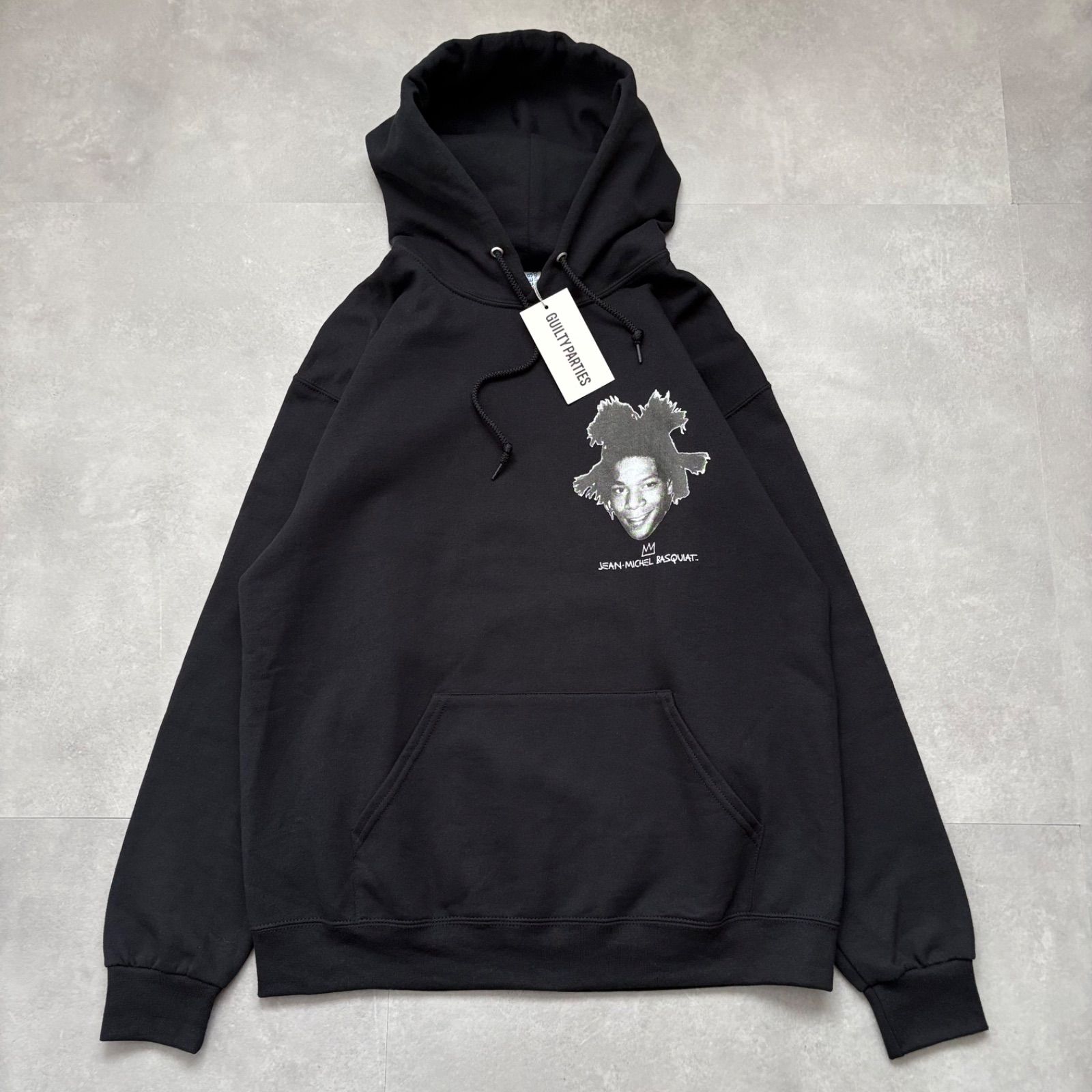 WACKO MARIA ワコマリア バスキア パーカー フーディ 黒 L 極美品 タグ 