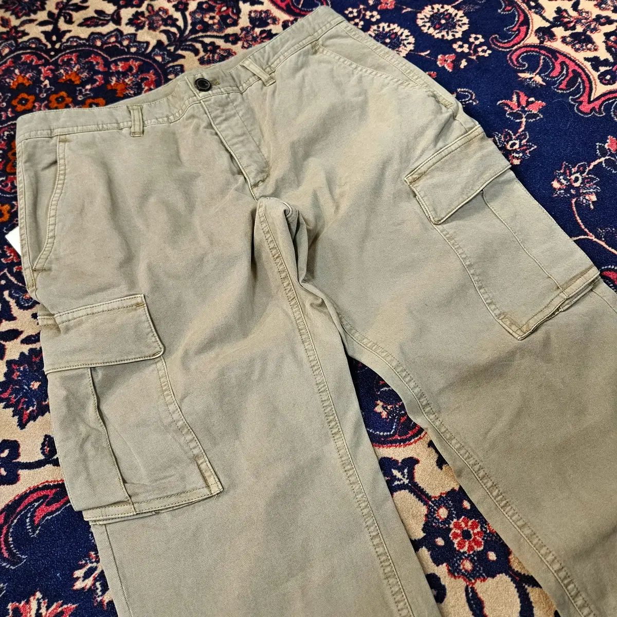 (新品) T.I for men スリム カーゴ フォーマル チノ パンツ
