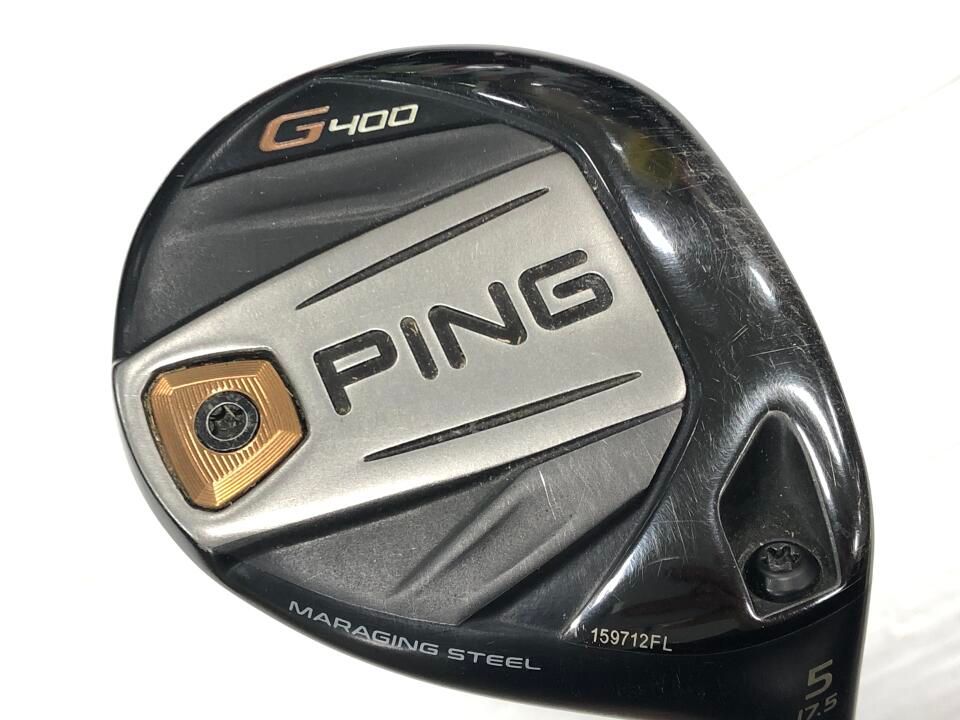 ピン G400 17.5度 TOUR 173-65 Sフレックス フェアウェイウッド 中古