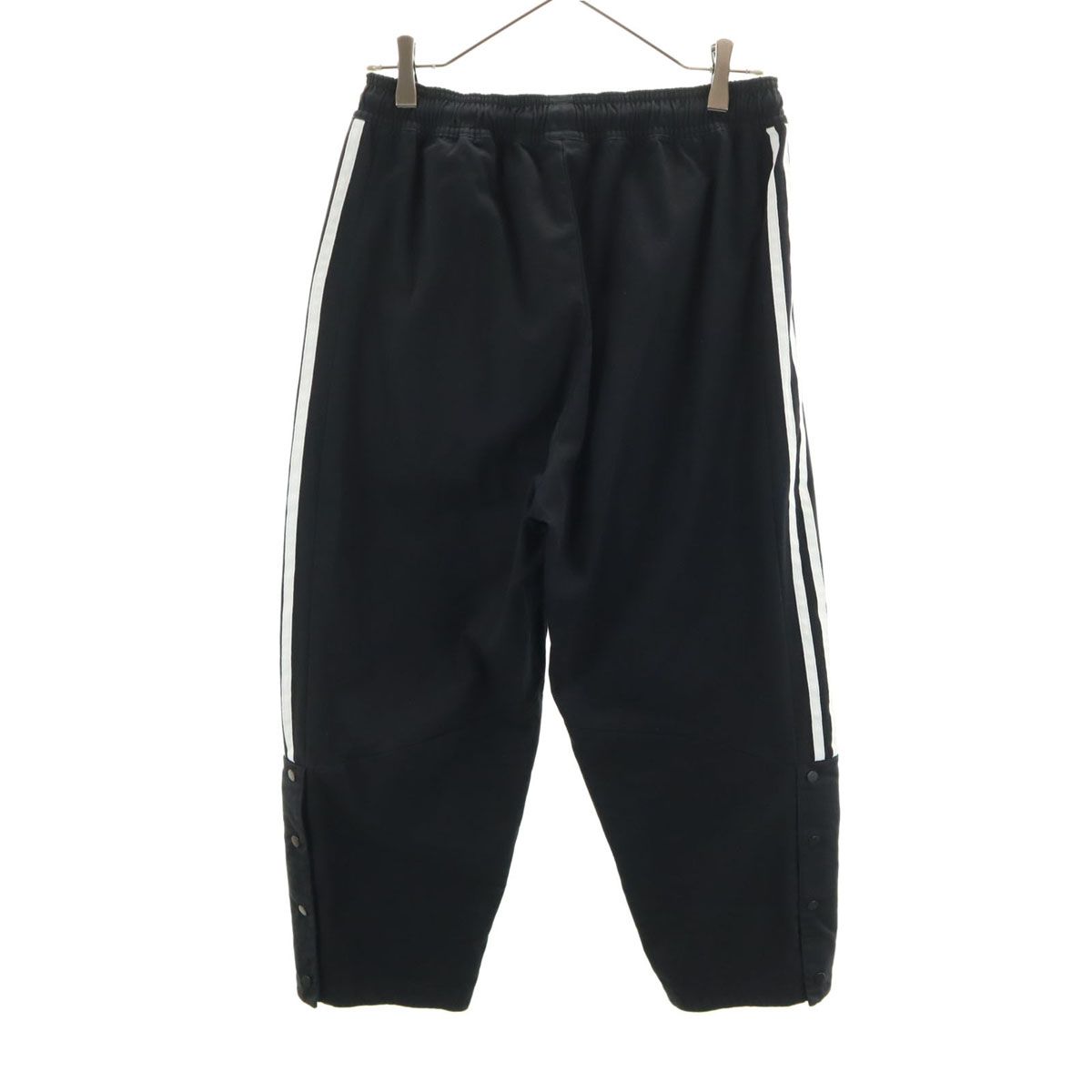 adidas アディダス ウーブン クロップドパンツ M ブラック メンズ 古着
