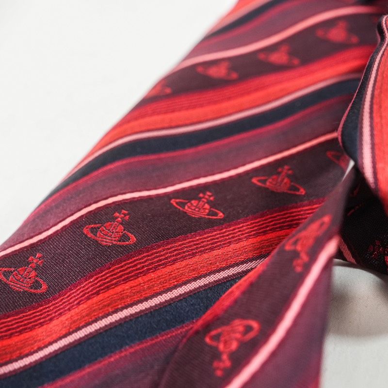 Vivienne Westwood ヴィヴィアンウエストウッド ネクタイ オーブ柄 総
