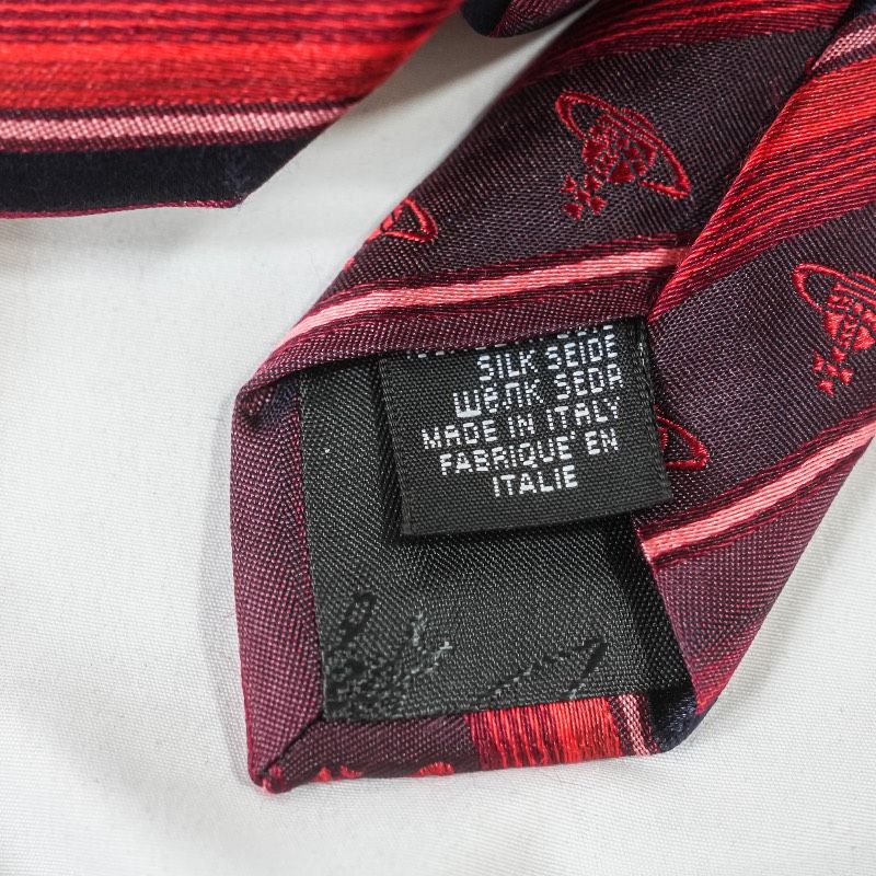 Vivienne Westwood ヴィヴィアンウエストウッド ネクタイ オーブ柄 総