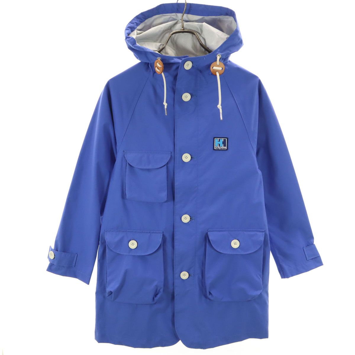 HELLY HANSEN ヘリーハンセン アルマーク コート S ブルー系 収納袋 