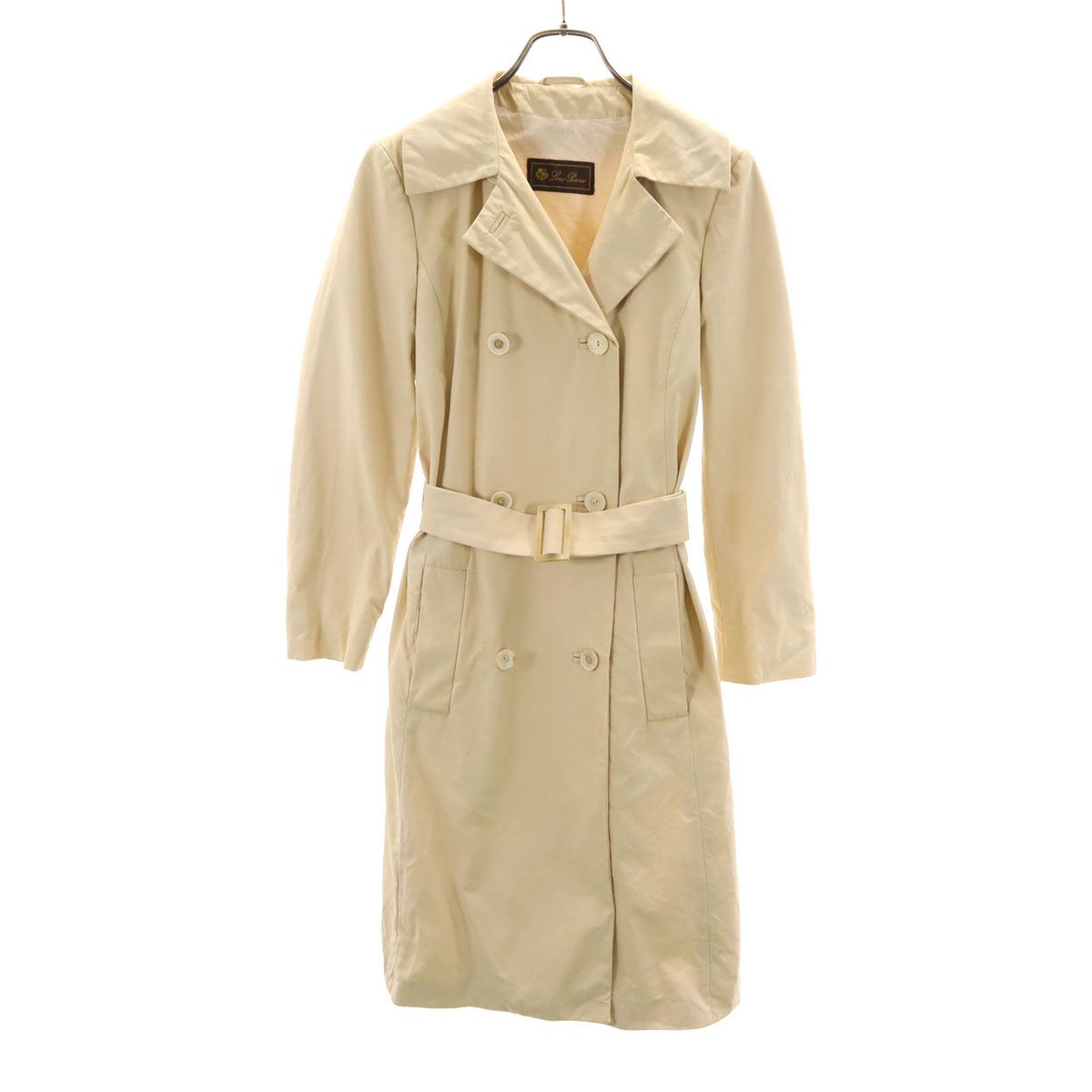 Loro Piana ロロピアーナ イタリア製 トレンチコート 38 ベージュ 7AS6 