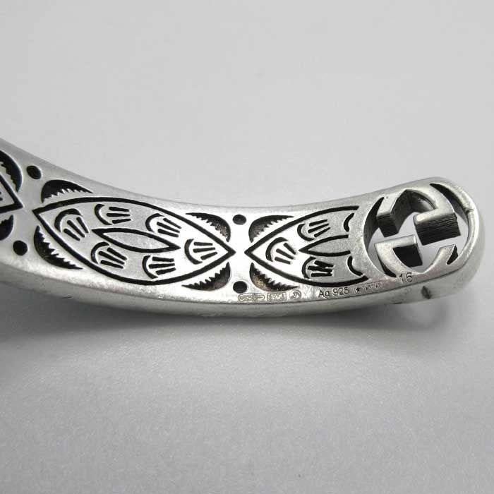 新品】グッチ #16 645570 J8410 バングル ブレスレット アクセサリー