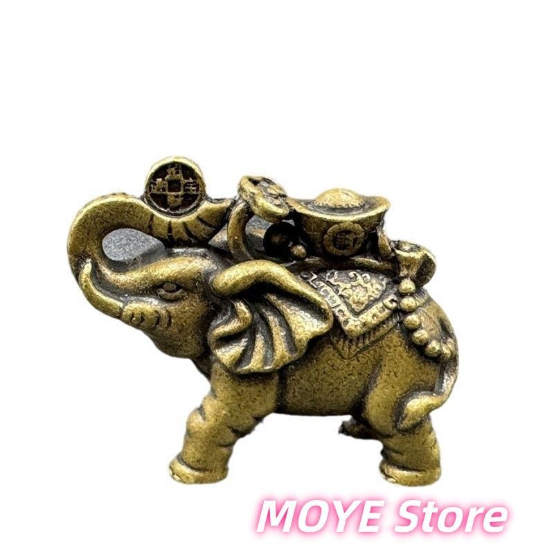 元宝如意 象 象 福象 ミニ 可愛い象 古面装飾 工芸品zw0304 - メルカリ
