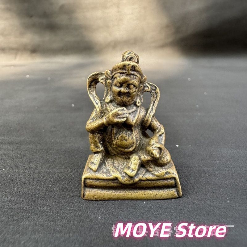 チベット式 イエロー ネパール 人物 仏像 室内 茶道 工芸品 置物 ミニ