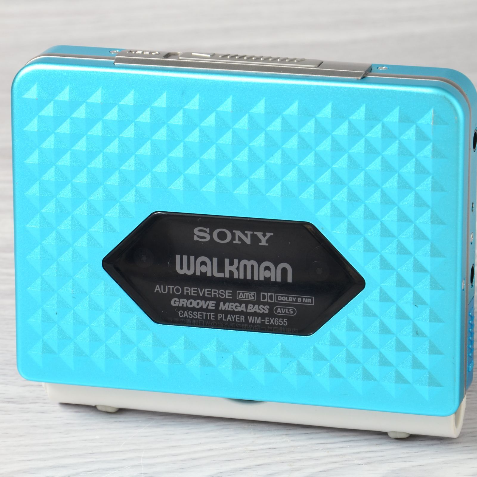 SONY WALKMAN WM-EX655 カセットウォークマン メタリックブルー