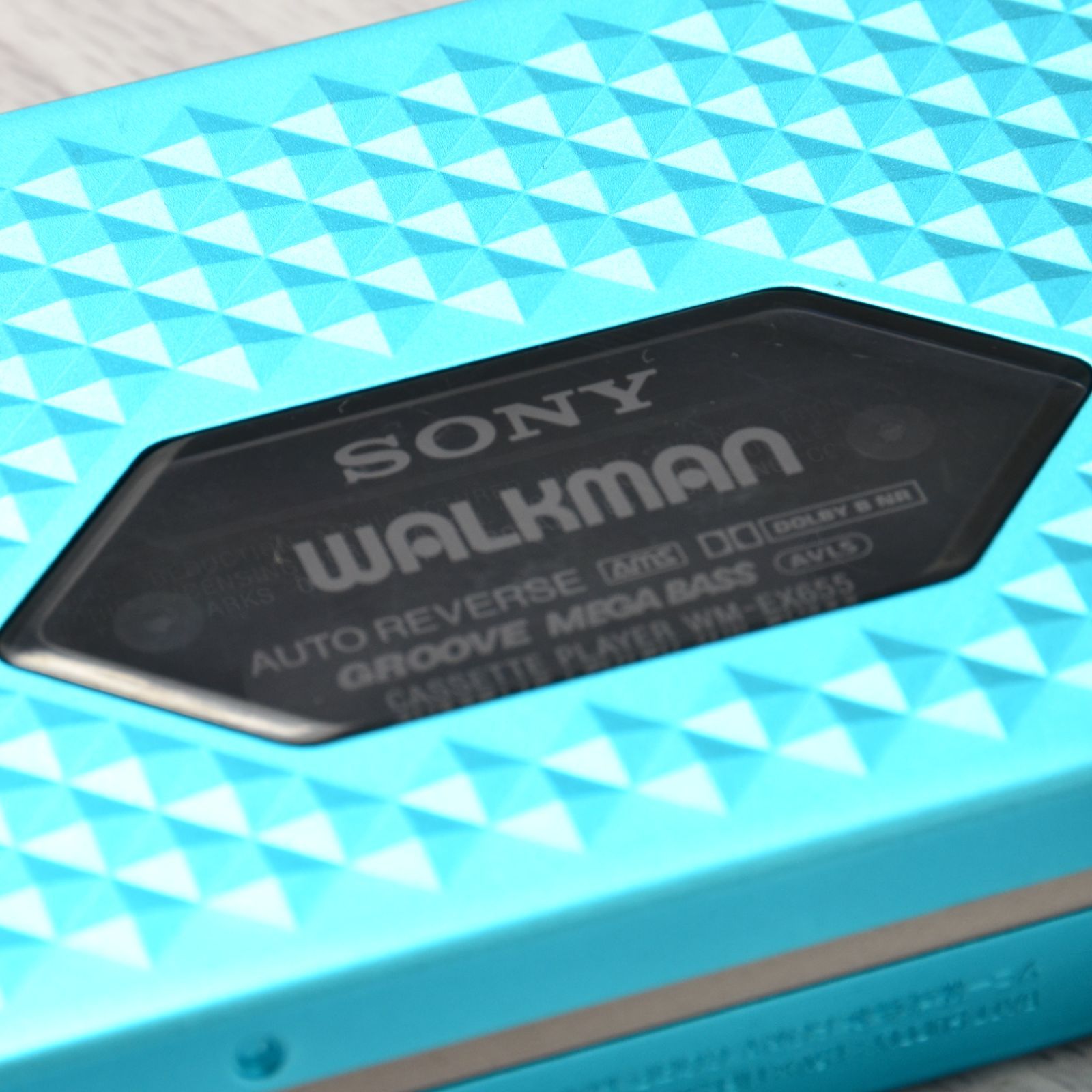 SONY WALKMAN WM-EX655 カセットウォークマン メタリックブルー
