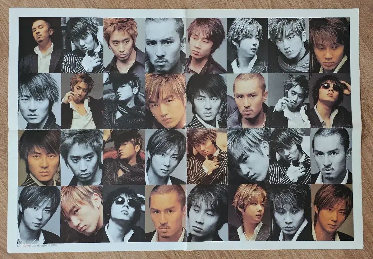 2003年 KPOP アイドル スター SHINHWA(神話) モデル 틴스타 雑誌 広告
