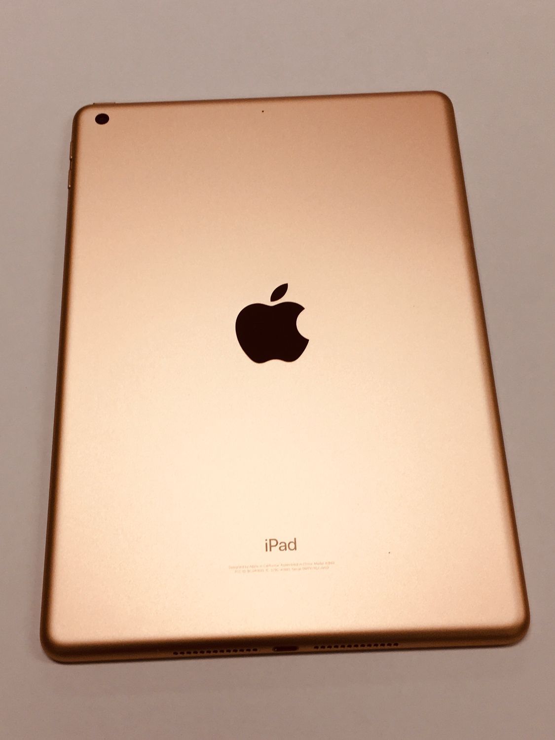 外装美品 Apple iPad 第6世代 Wi-Fiモデル 32GB ゴールド【動作確認