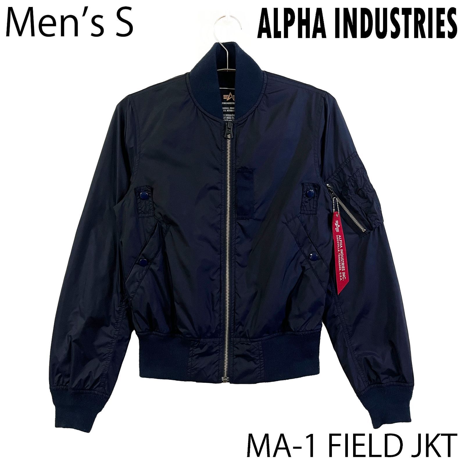 USED／メンズS】ALPHA INDUSTRIES MA-1 軽量 フィールドジャケット