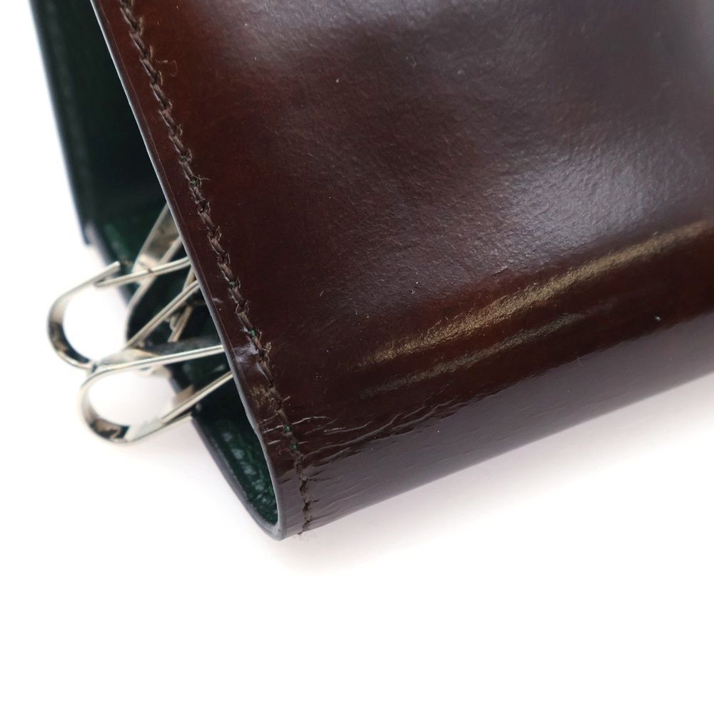 dunhill ダンヒル キーケース 6連 ヨーク レザー ブラウン シボ革 dunhill（ダンヒル） dunhill 6連キーケース レザー ブラウン系 定番