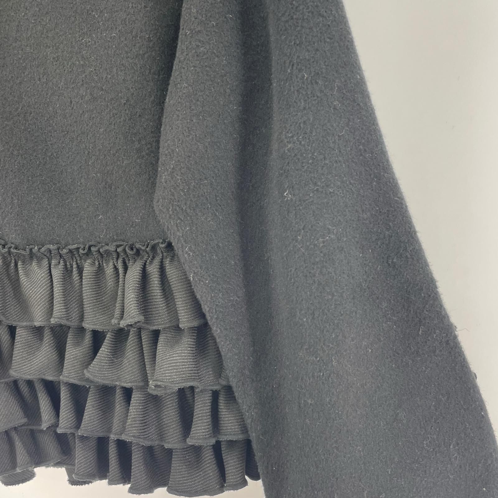 rosy monster ロージーモンスター フリルカットソー sizeF/ブラック