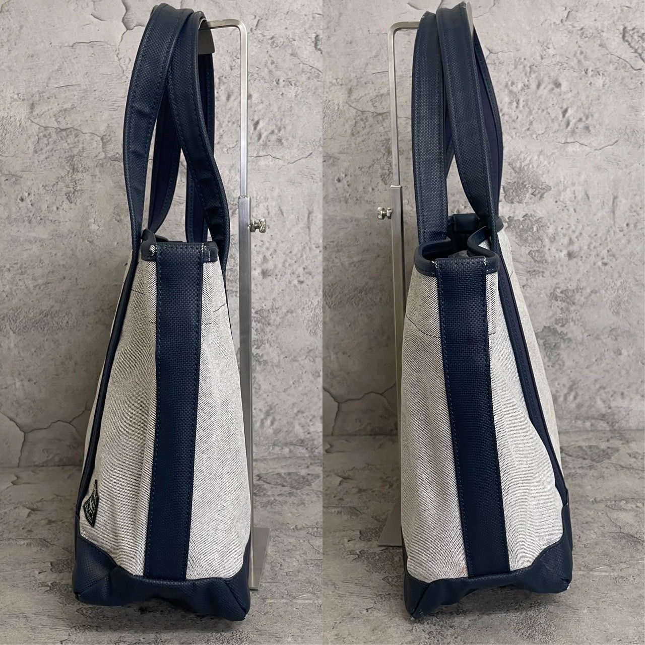 良品 A4可 PORTER GIRL ポーター ボーイフレンドトート バッグ 紺