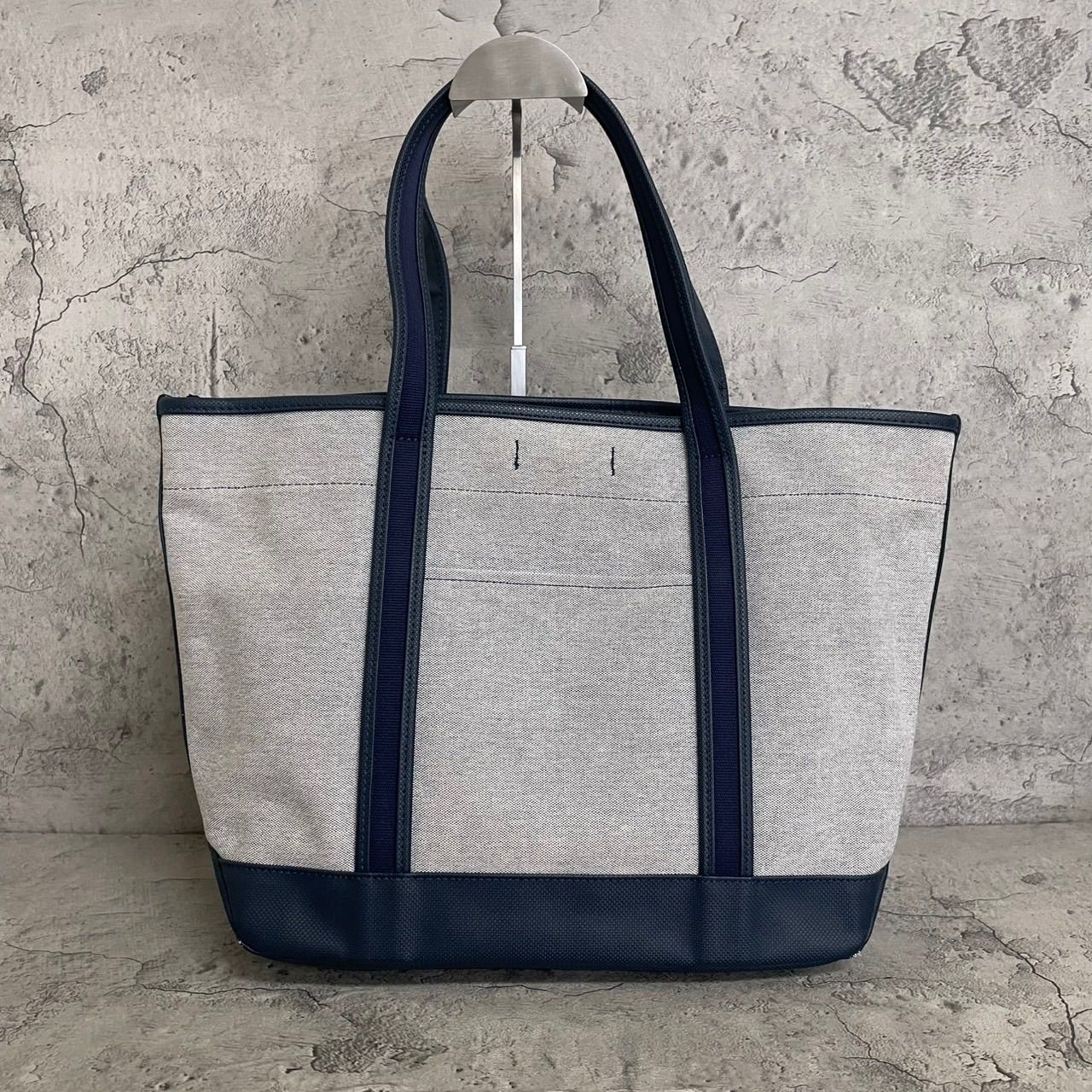 良品 A4可 PORTER GIRL ポーター ボーイフレンドトート バッグ 紺