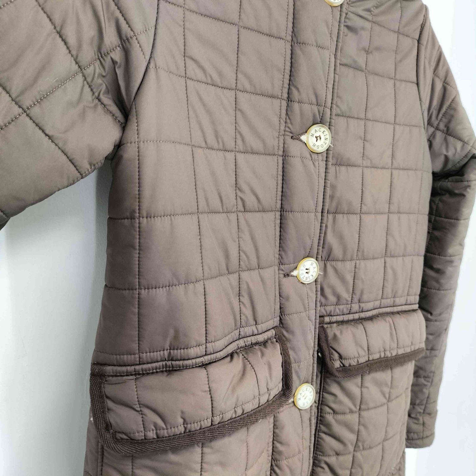 マッキントッシュスコットランド MACKINTOSH SCOTLAND フード付き 裏