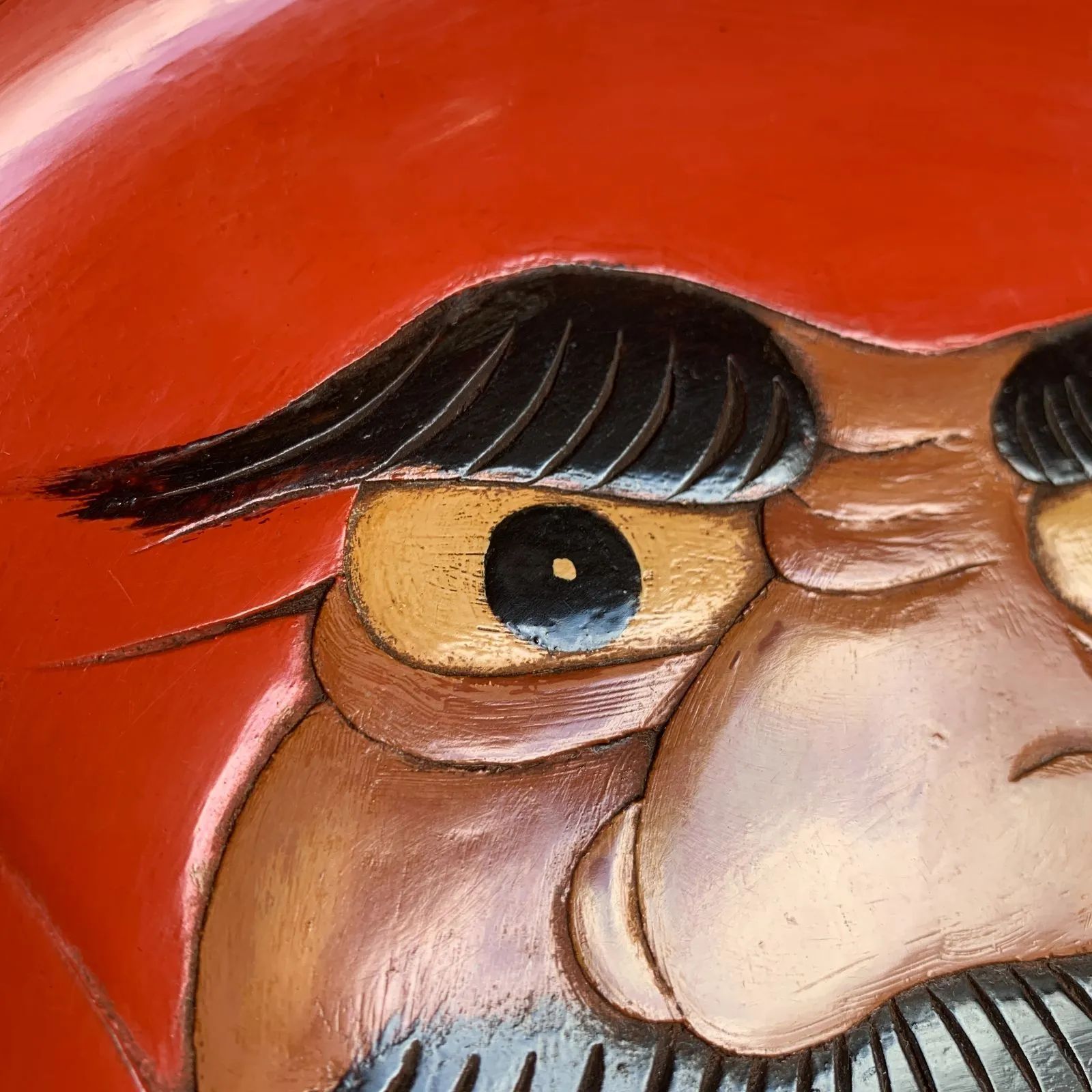 だるま絵 茶盆 丸盆 讃岐 達磨 漆器 飾り盆 /HM-0275 - メルカリ