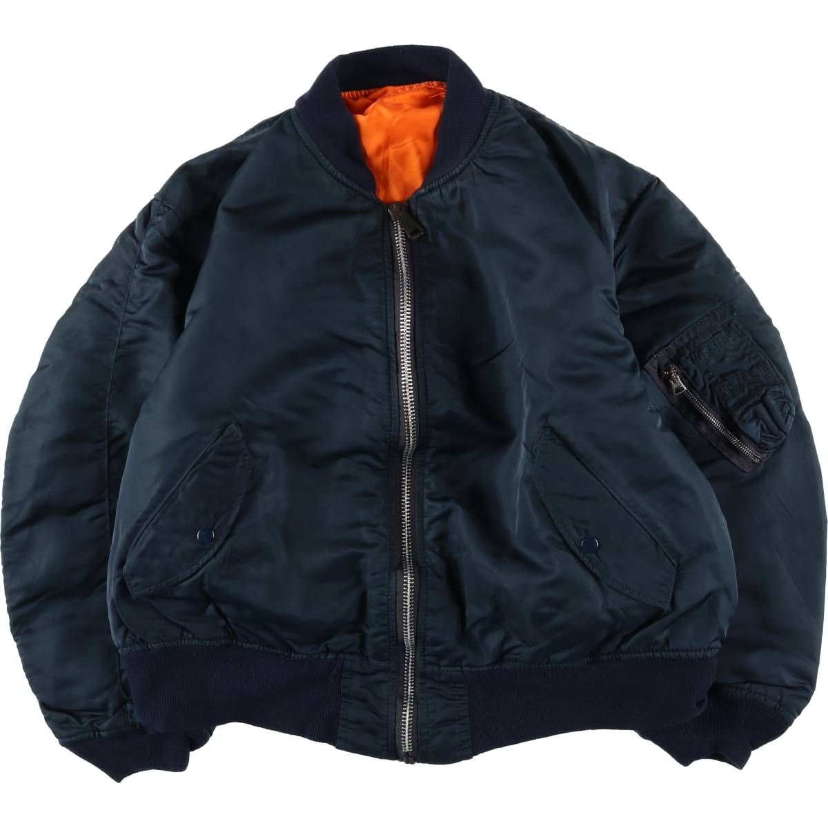 古着 80年~90年代 民間品 アルファ ALPHA MA-1タイプ 中綿入り