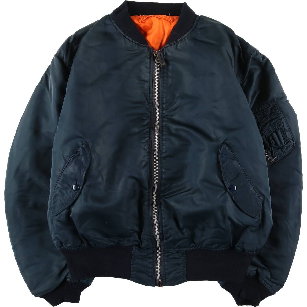 古着 80~90年代 民間品 アルファ ALPHA MA-1タイプ 中綿入り