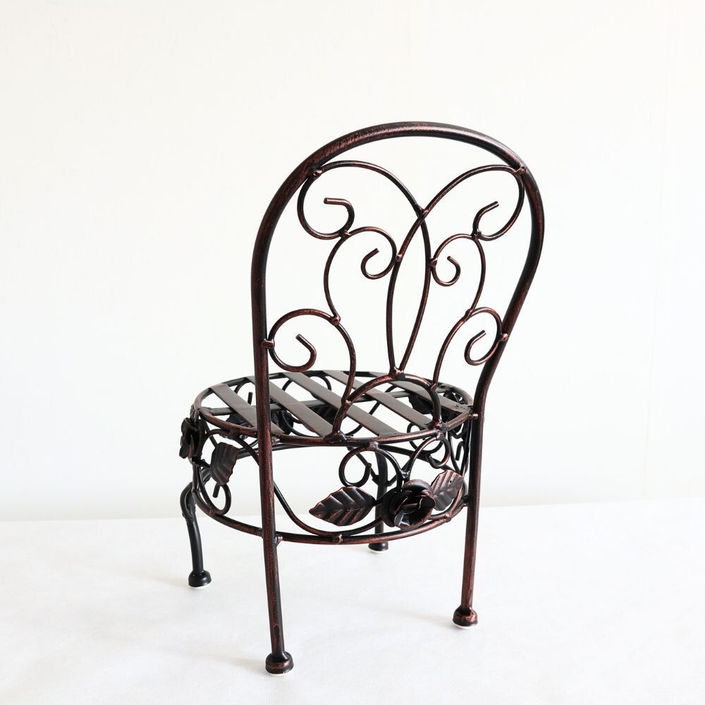 送料込】チェアー型 プラントスタンド i0279 (フラワースタンド 花台