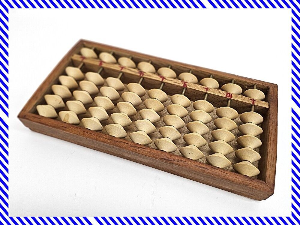 算盤 そろばん 五つ玉 9桁 木製 昭和48年 - メルカリ