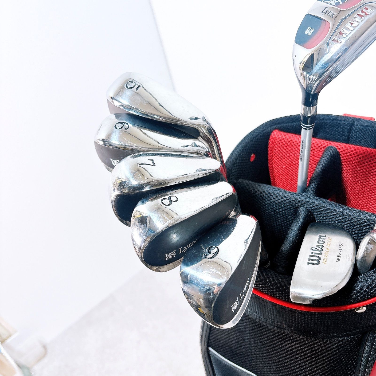 IGNIO ゴルフクラブセット キャディバッグ付 メンズ ゴルフセット