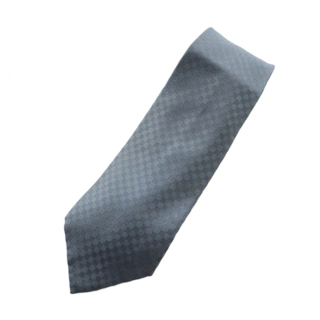 ルイヴィトン LOUIS VUITTON ネクタイ レギュラータイ 絹 シルク ロゴ